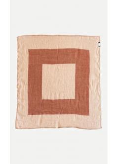 Foulard "Square" - marron/navy (limited edition)