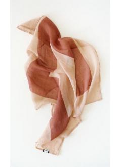 Foulard "Square" - marron/navy (limited edition)