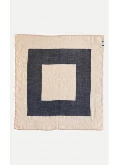 Foulard "Square" - marron/navy (limited edition)